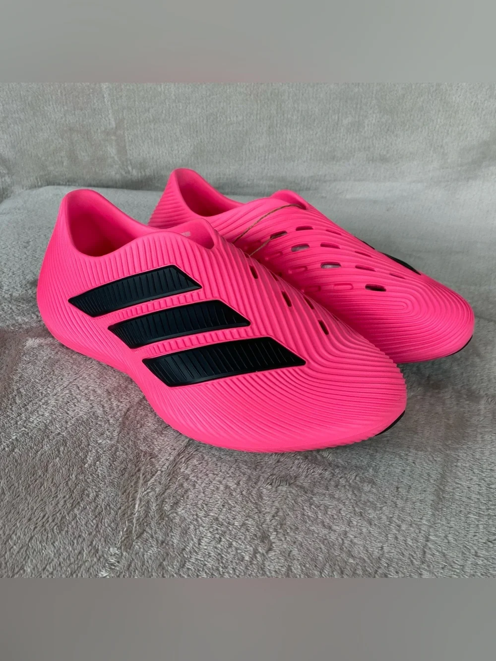adidas Purechill Recovery Sandals Shoes Mens Size 11 Lucid Pink Slip On NEW